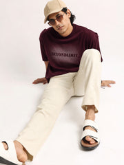 Beyond Limit Brown Half Sleeve T-Shirt