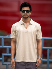 Tangled Biscuit Half Sleeve Polo T-Shirt