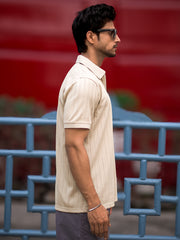 Tangled Biscuit Half Sleeve Polo T-Shirt