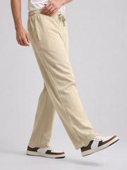 Canvas Baggy Fit Biscuit Track Pant
