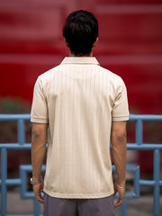 Tangled Biscuit Half Sleeve Polo T-Shirt