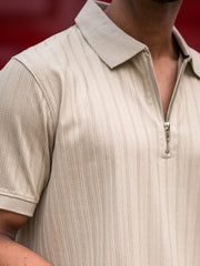 Tangled Biscuit Half Sleeve Polo T-Shirt