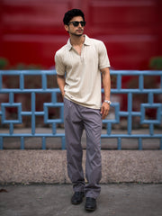 Tangled Biscuit Half Sleeve Polo T-Shirt