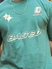 Based Berly Green Half Sleeve T-Shirt