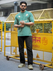 Based Berly Green Half Sleeve T-Shirt