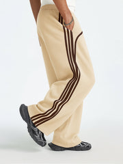 Baggy Fit Side Taped Biscuit Pant