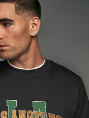 LosAngles Black Full Sleeve Sweatshirt