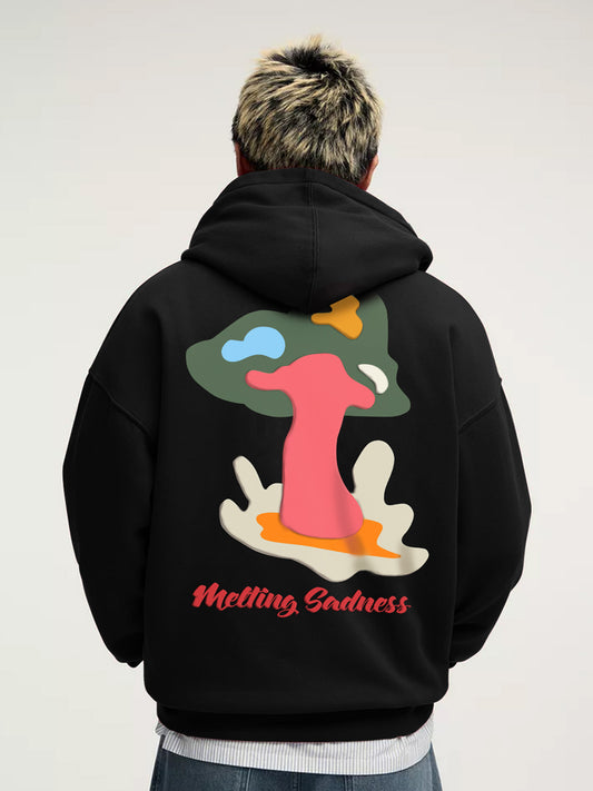 Mushroom Black Full Sleeve Sweatshirt