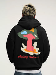 Mushroom Black Full Sleeve Sweatshirt