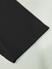 Elliot Knit Black Lycra Half Sleeve Shirt