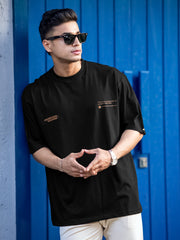 Progressive Madness Black Half Sleeve T-Shirt