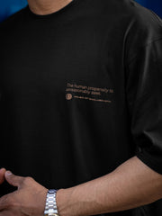 Progressive Madness Black Half Sleeve T-Shirt