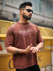 Optic Wash Brown Half Sleeve T-Shirt