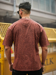 Optic Wash Brown Half Sleeve T-Shirt
