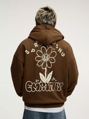 Empathy Brown Full Sleeve Sweatshirt