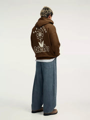 Empathy Brown Full Sleeve Sweatshirt