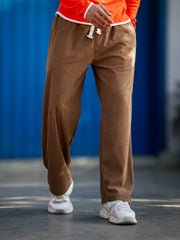 Baggy Fit Brown Corduroy Pant