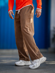 Baggy Fit Brown Corduroy Pant