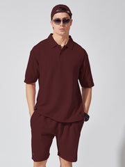 Brooklyn Burgundy Oversized Co-ords