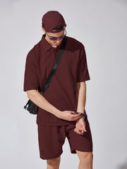 Brooklyn Burgundy Oversized Co-ords