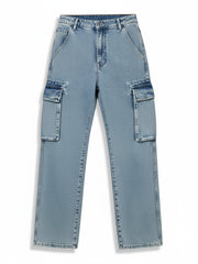 Baggy Retro Cloud Cargo Denim