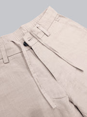 Madrad Linen Blend Beige Trouser