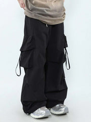 Parachute Umbrella Pocket Black Cargo