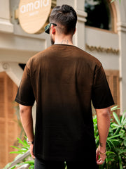 Brooklyn Brown Half Sleeve T-Shirt