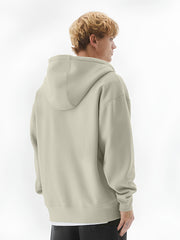 Monochrome Beige Cozy Cut Hoodie Full Sleeve Sweatshirt