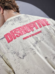 Stand Out Cream Half Sleeve T-Shirt