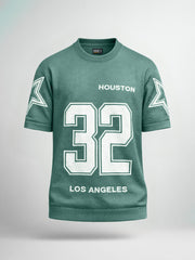 Houston Green Half Sleeve T-Shirt
