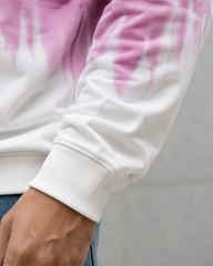 Pink Ombre Full Sleeve T-Shirt — Drop-Shoulder Tee for Men