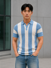Blue Oversized T Shirt Men | Flatknit