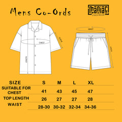 Cord Knit Textured Cream White Co-Ords