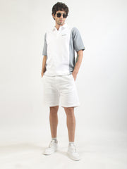 Houston White, Grey Half Sleeve Polo T-shirt
