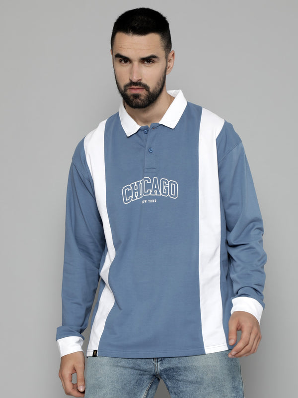 Chicago Denim Blue Polo T-Shirt