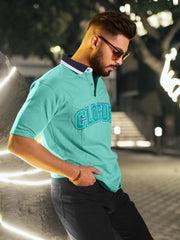 Closure Berly Green Half Sleeve Polo Tshirt
