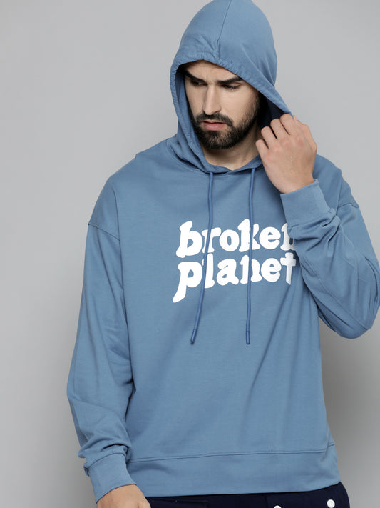 Broken Planet Denim Blue Full Sleeve Sweatshirt