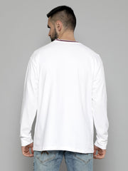 Sanfrancisco White FullSleeve T-Shirt