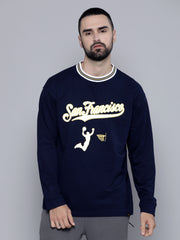 Sanfrancisco Navy FullSleeve T-Shirt