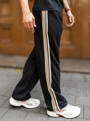 Tri-Color Black Trackpant