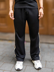 Tri-Color Black Trackpant