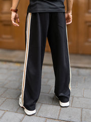 Tri-Color Black Trackpant