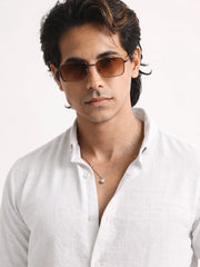 Super Twill White Full Sleeve Shirt