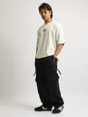 Los Angles Cream Half Sleeve T-Shirt