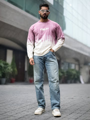 Ombre Standout Pink Full Sleeve T-Shirt