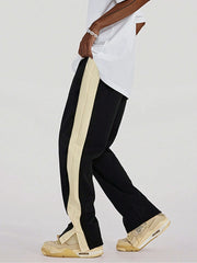 Baggy Fit Side Core Black Pant