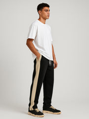 Baggy Fit Side Core Black Pant