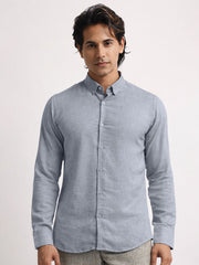 Super Twill Light Blue Full Sleeve Shirt