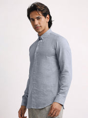Super Twill Light Blue Full Sleeve Shirt